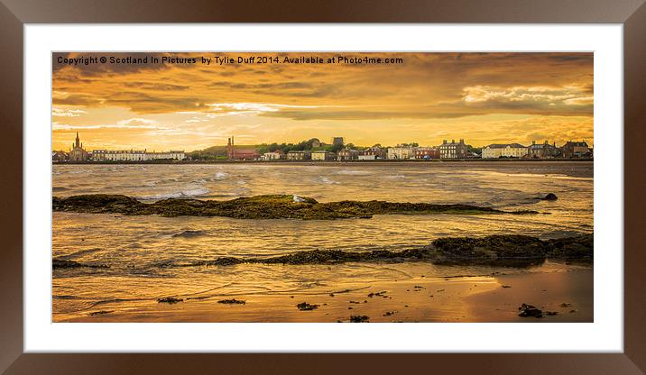 South Beach Ardrossan Framed Mounted Print by Tylie Duff Photo Art