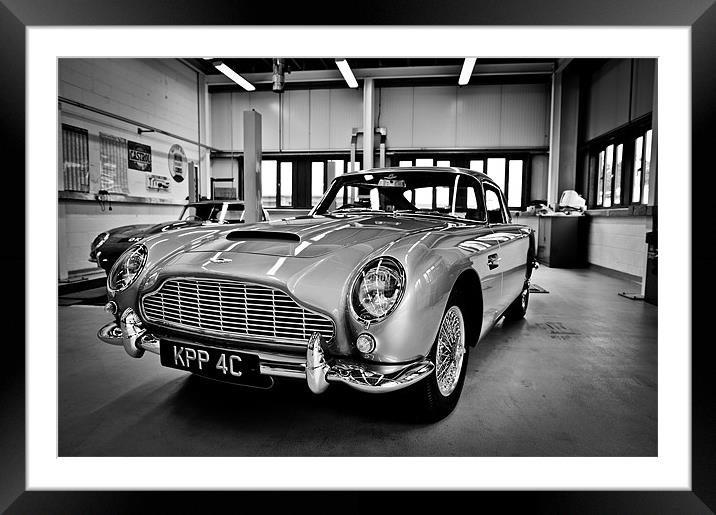 Aston Martin Framed Mounted Print by Robin East