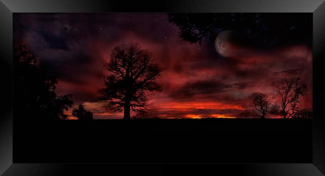 Fire in the Sky Framed Print by Jason Green