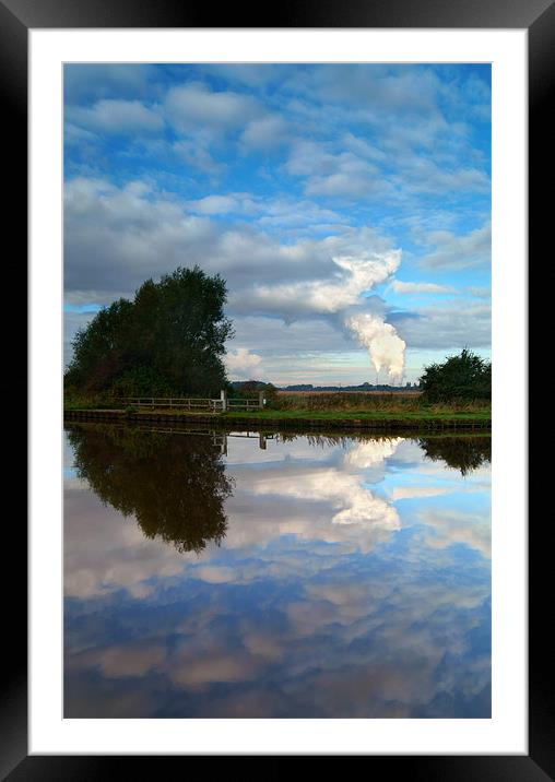 Reflections of Eggborough Framed Mounted Print by Darren Galpin