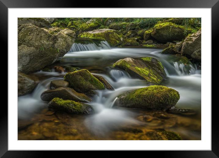 Lynmouth Flow Framed Mounted Print by Darren Ball