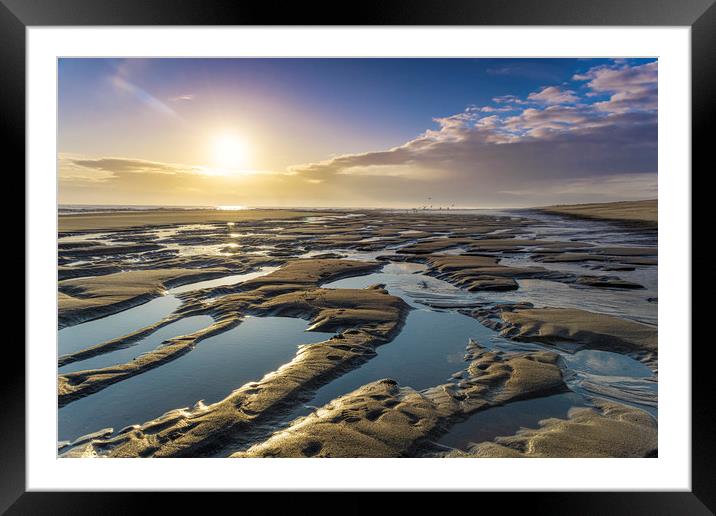 Anderby Creek Framed Mounted Print by Darren Ball