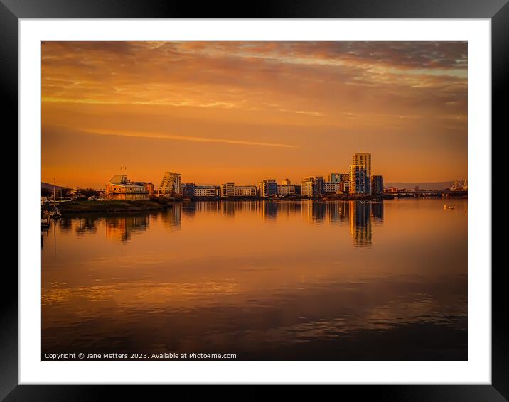Buy Framed Mounted Prints of Cardiff Bay  by Jane Metters