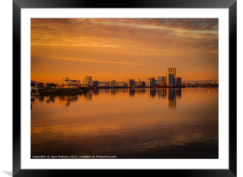 Buy Framed Mounted Prints of Cardiff Bay  by Jane Metters