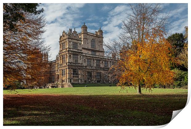 Wollaton Hall Nottingham Print by mhfore Photography