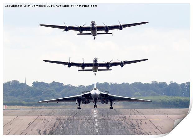  AVRO Trio Print by Keith Campbell
