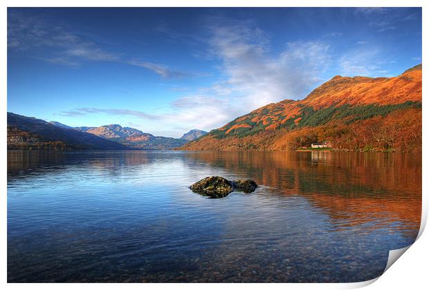 Colours of Lomond Print by James Buckle
