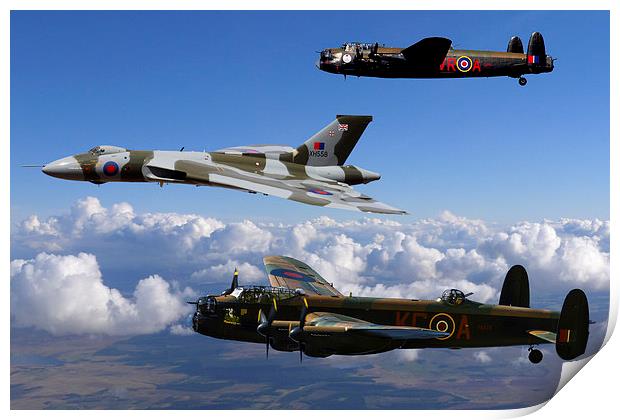 Avro Sisters Print by Oxon Images