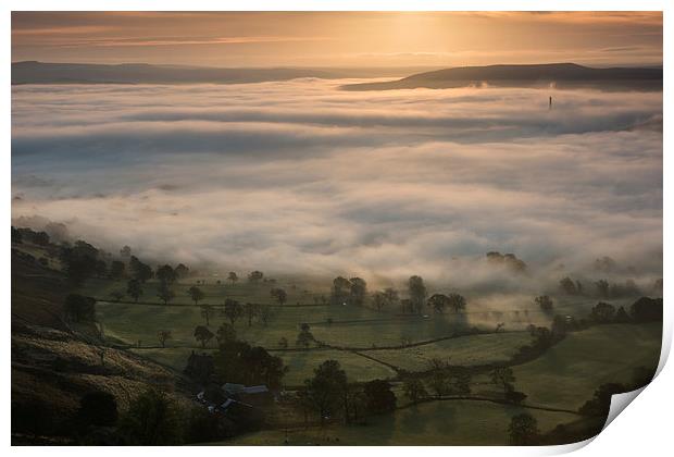 Hope Valley Fog Print by James Grant
