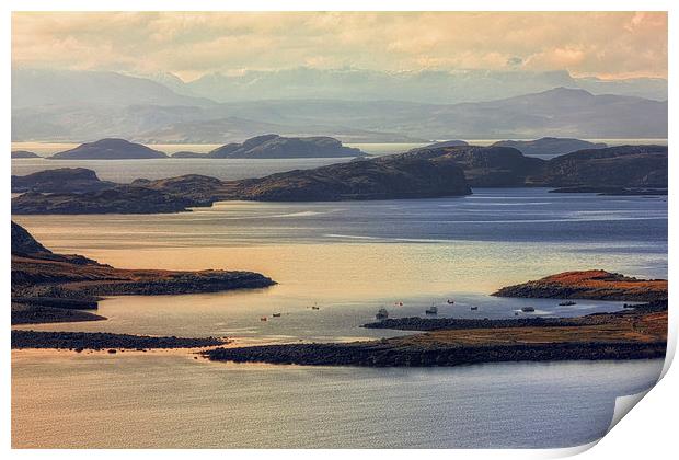 The Summer Isles Scotland Print by Derek Beattie