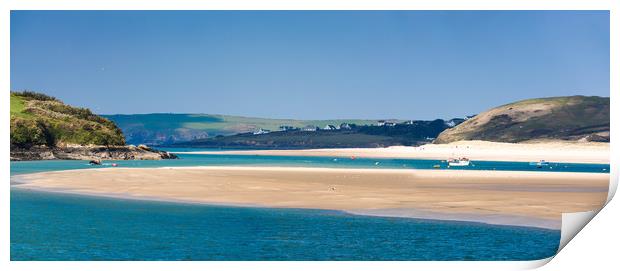Padstow,  the  View across to  Rock & Daymer Bay Print by Maggie McCall