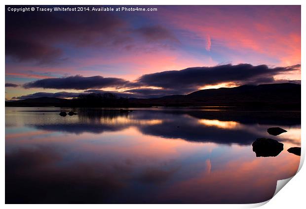 Loch Ba Sunrise  Print by Tracey Whitefoot